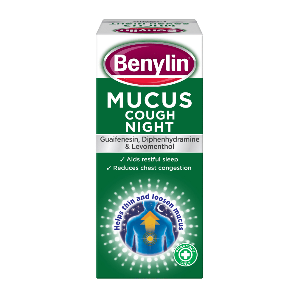 Benylin Mucus Cough Relief Night Syrup