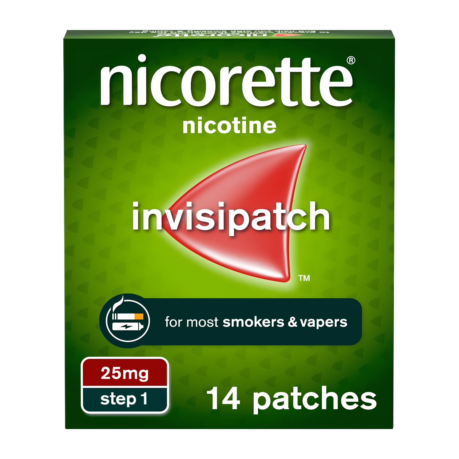 Nicorette Invisible Patch 25Mg (14)