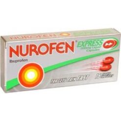 A box of Nurofen Express Liquid Capsules