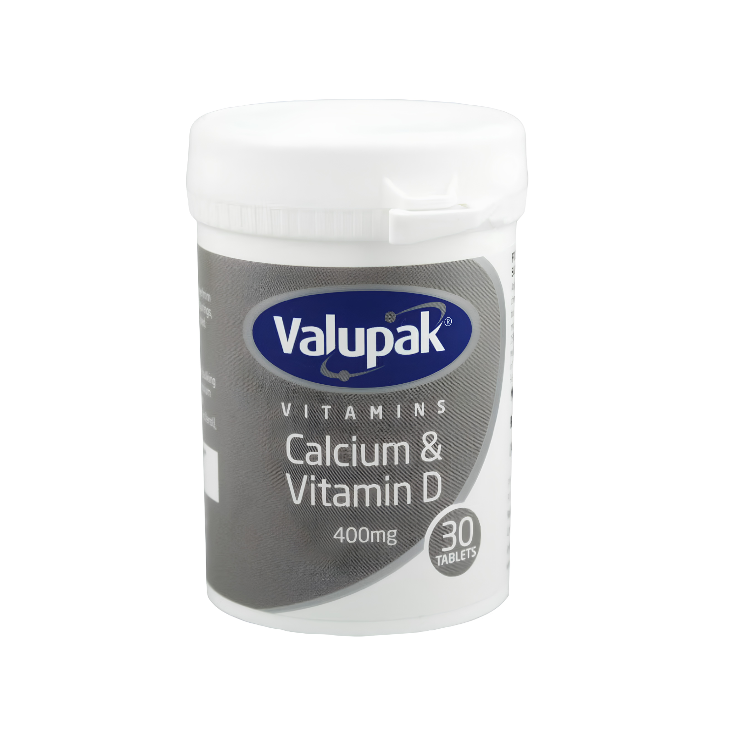 Valupak Calcium With Vitamin D Valupak Calcium With Vitamin D 400Mg (30)