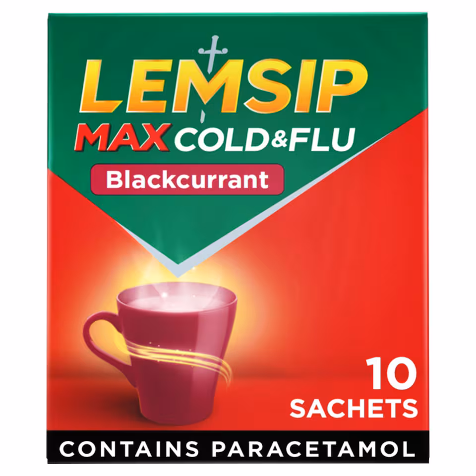 lemsip blackcurrant sachets