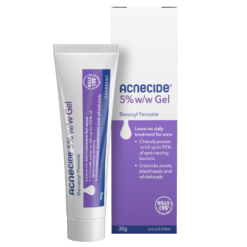 Acnecide Gel 30g (5%) Benzoyl Peroxide Gel For Acne