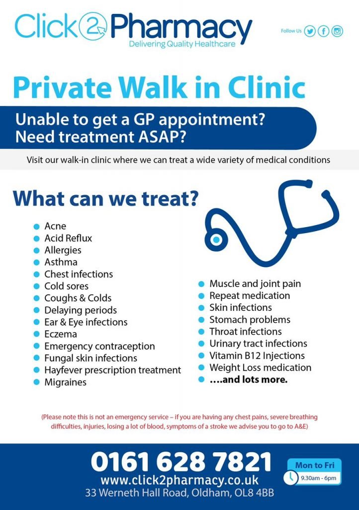 Walk in Clinic Oldham