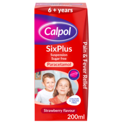 Calpol Suspension Sugar Free 200ml (2 month plus & 6 years plus)