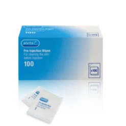 pre-injection wipes alcohol swabs