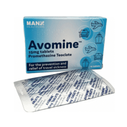 Avomine Travel Sickness 25mg (Promethazine) - 10 Tablets