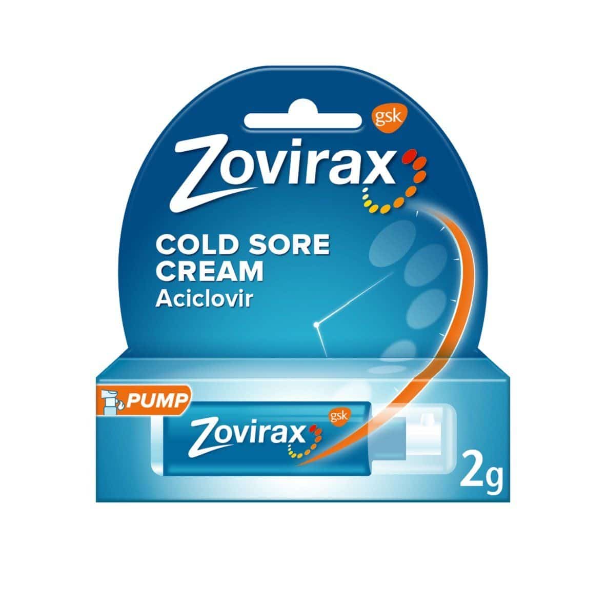 Zovirax Cold Sore Cream Pump – 2g