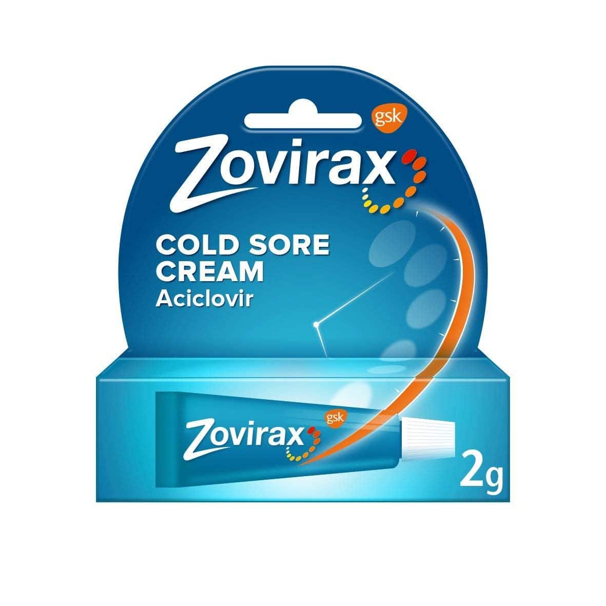 Zovirax Cold Sore Cream Tube - 2G