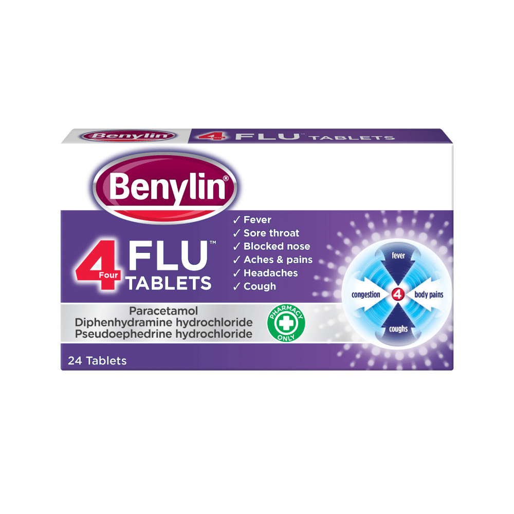 Benylin 4 Flu Tablets