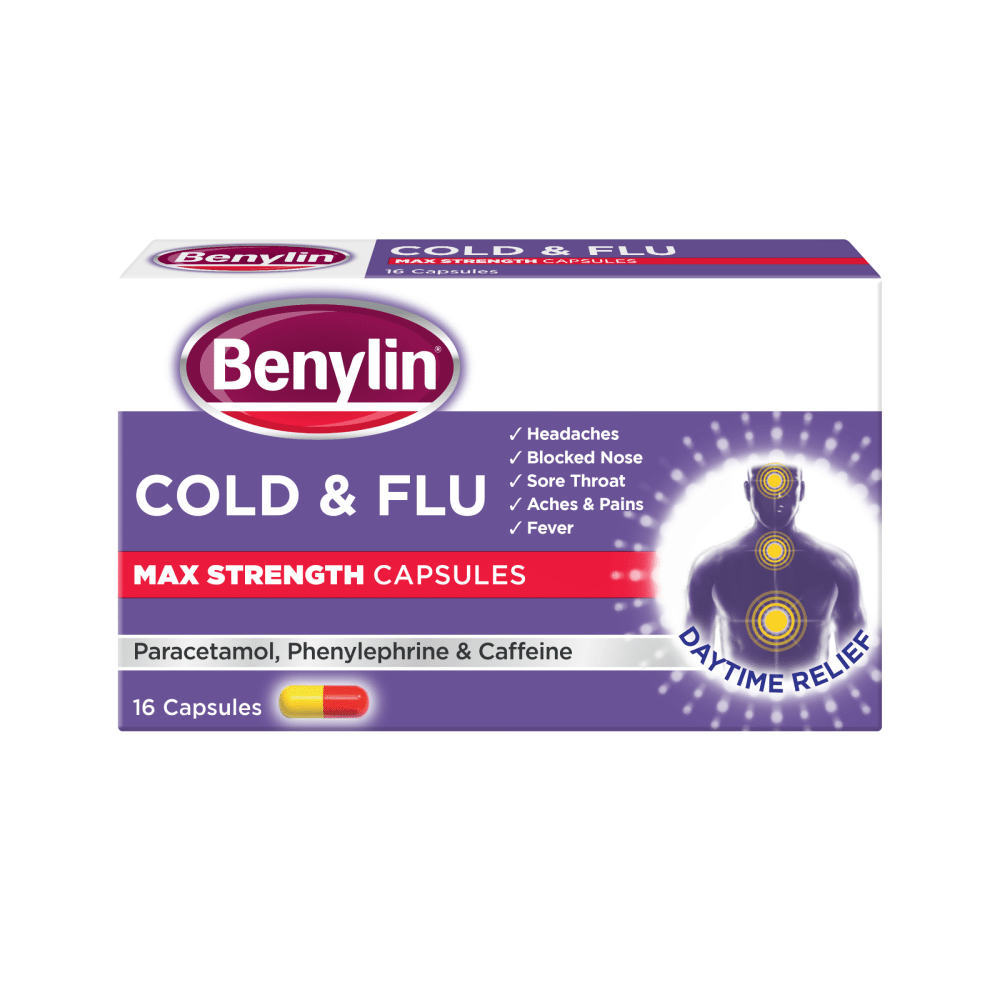 Benylin Cold &Amp; Flu Max Strength Capsules