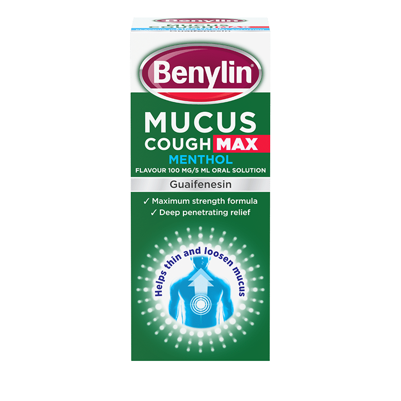 Benylin Mucus Cough Max Menthol Flavour