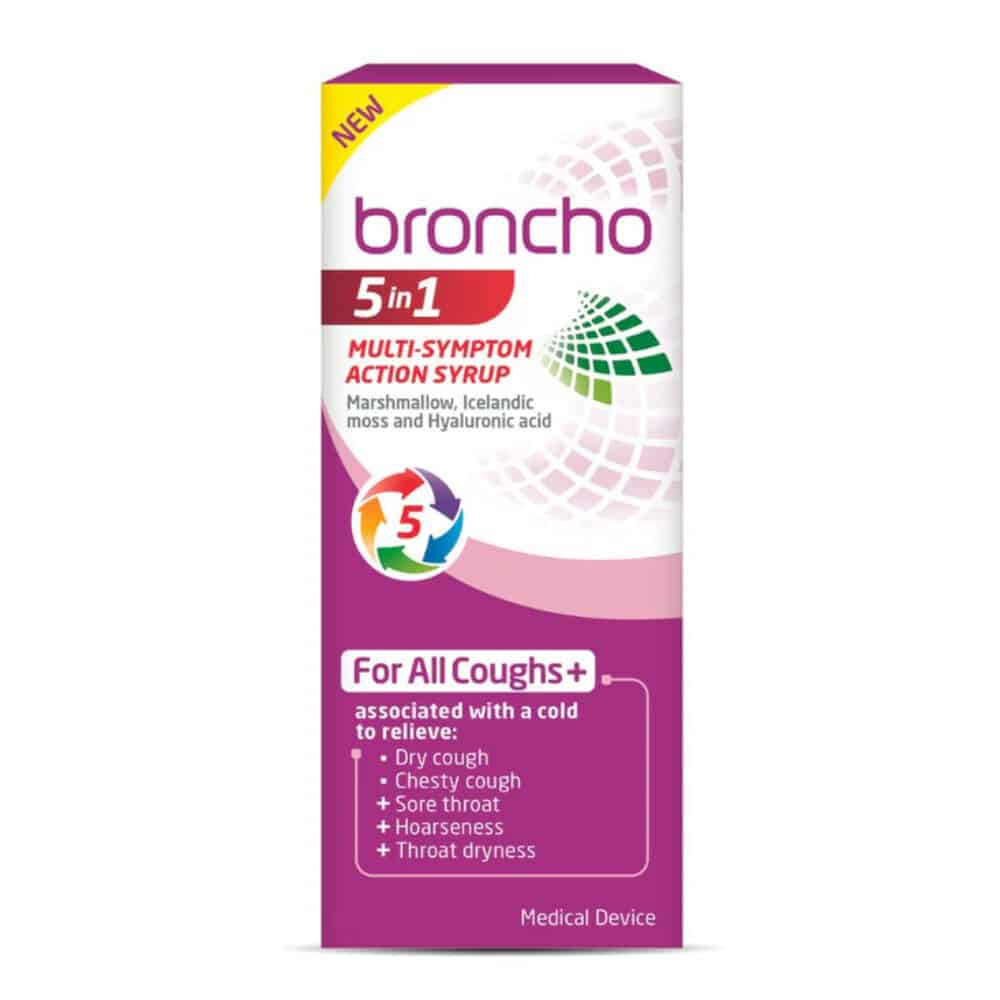 Broncho 5 In 1 Multi Symptom Action Syrup