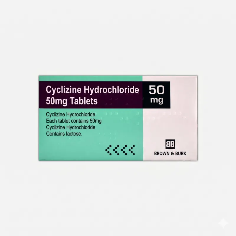 Cyclizine Hydrochloride Tablets (50Mg)
