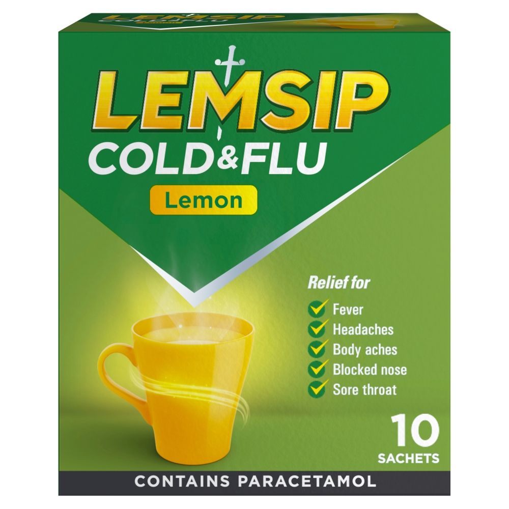 Lemsip Cold And Flu Lemon