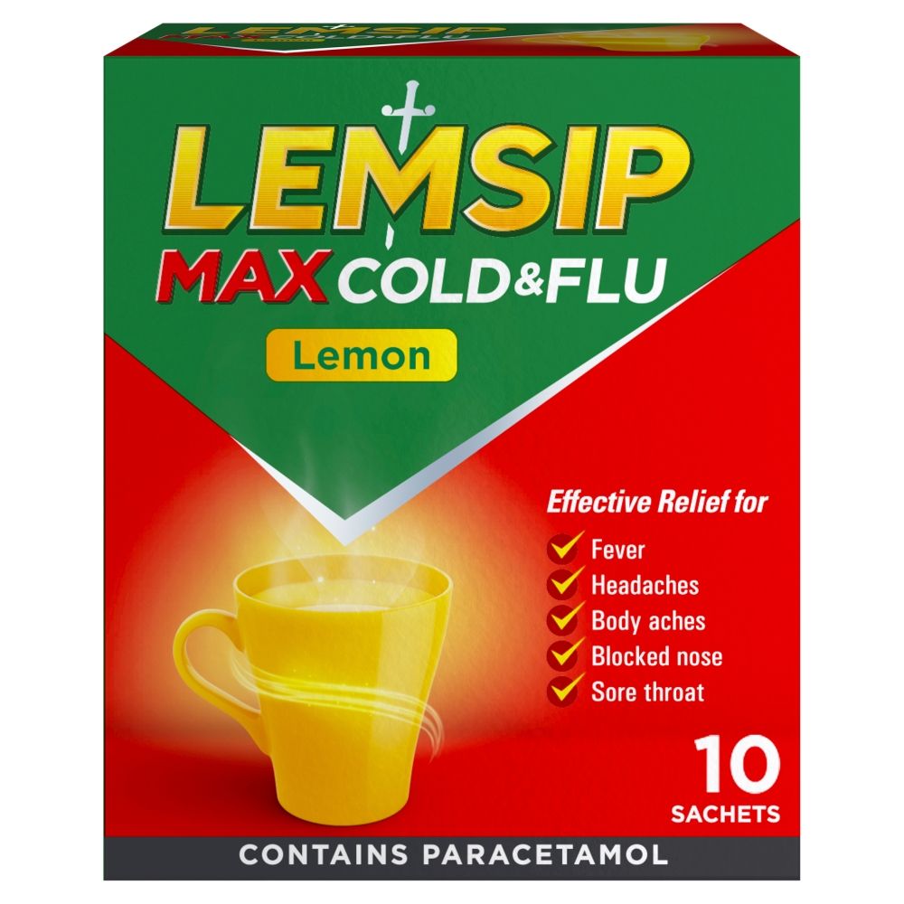 Lemsip Max Cold And Flu Lemon
