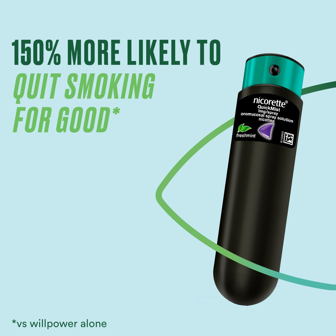 Nicorette Quickmist Cool Berry Mouthspray Duo Pack - Image 3