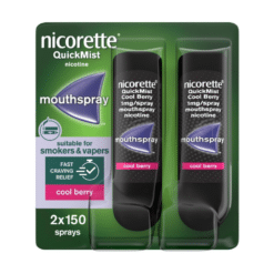 Nicorette QuickMist Cool Berry Mouthspray Duo Pack