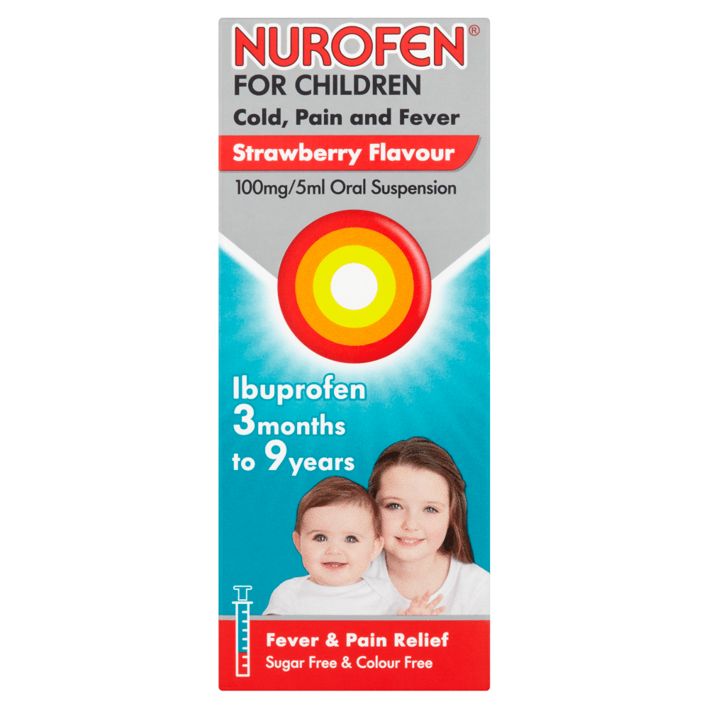 Nurofen For Children Strawberry Oral Suspension