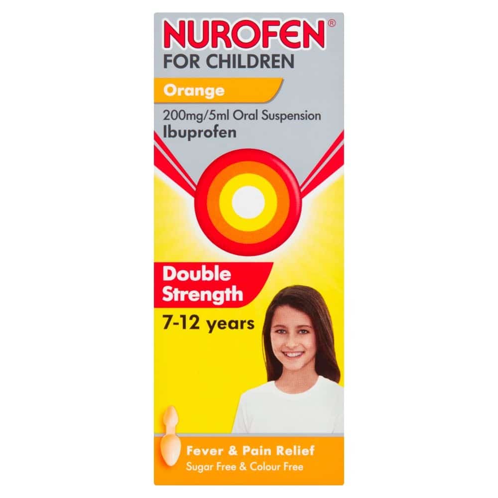 Nurofen For Children Orange Double Strength Nurofen For Children Orange Double Strength