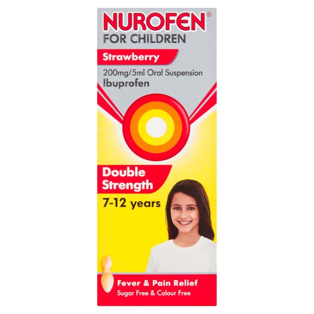 Nurofen For Children Strawberry Double Strength