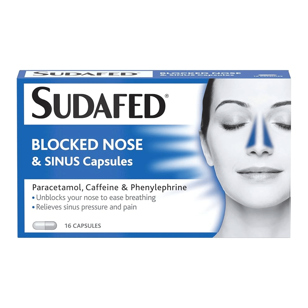 Sudafed Blocked Nose &Amp; Sinus Capsules