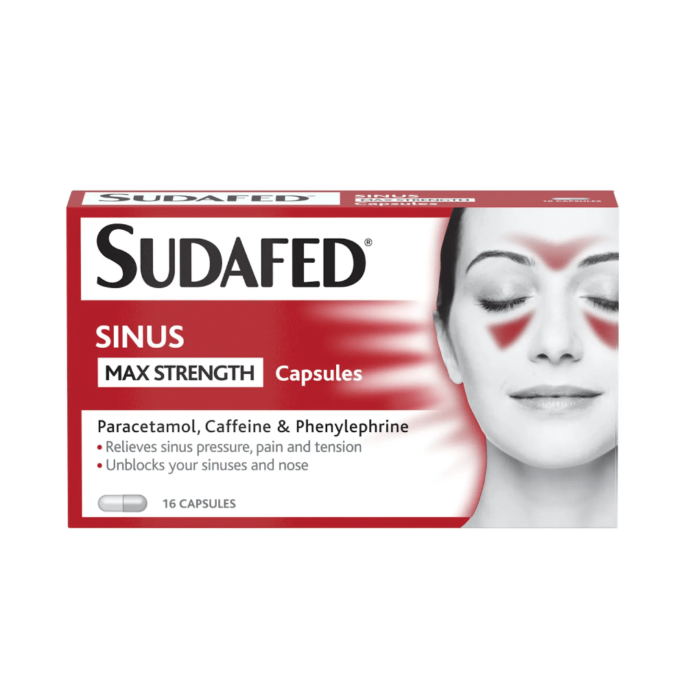 Sudafed Sinus Max Strength Capsules