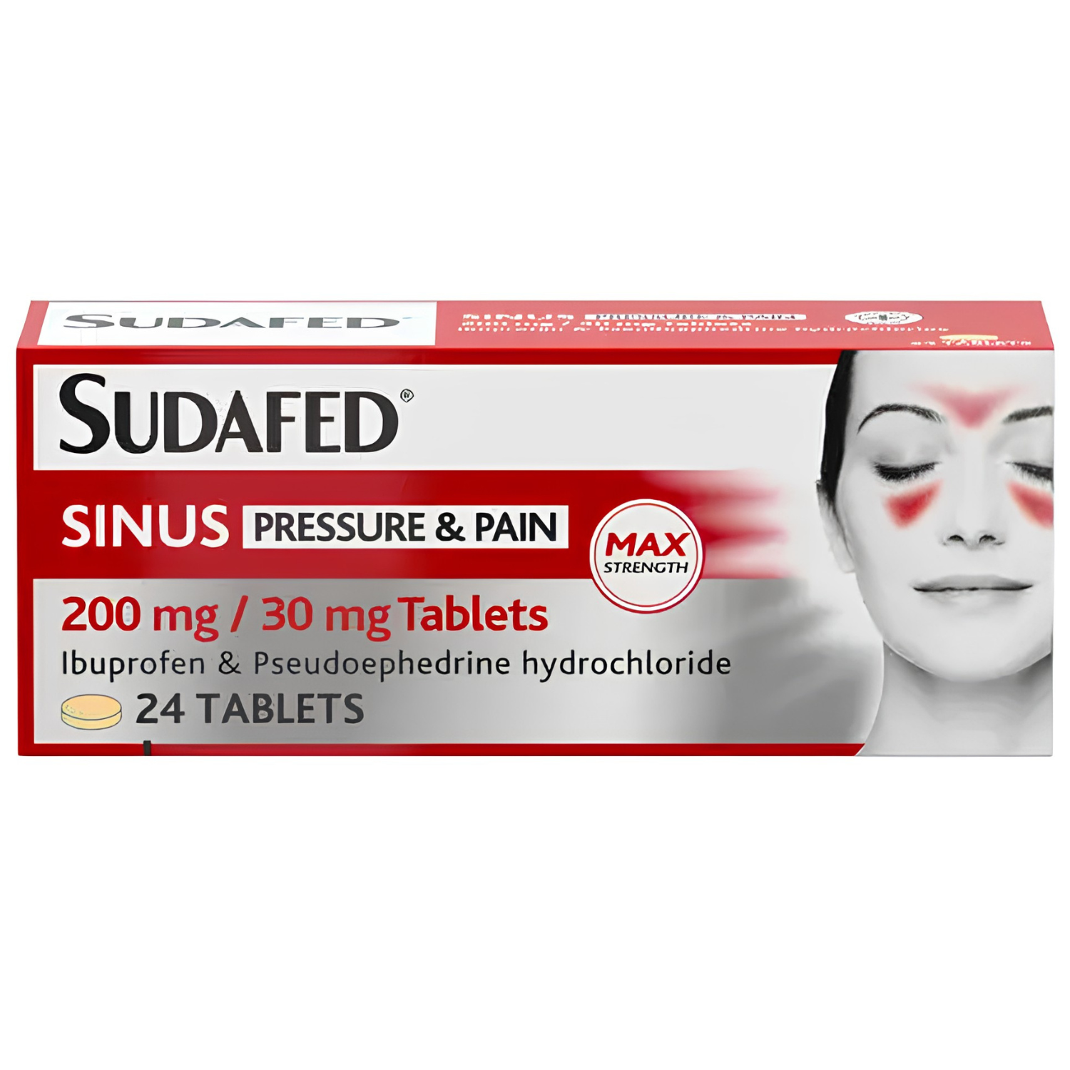 Sudafed Sinus Pressure &Amp; Pain Relief Tablets