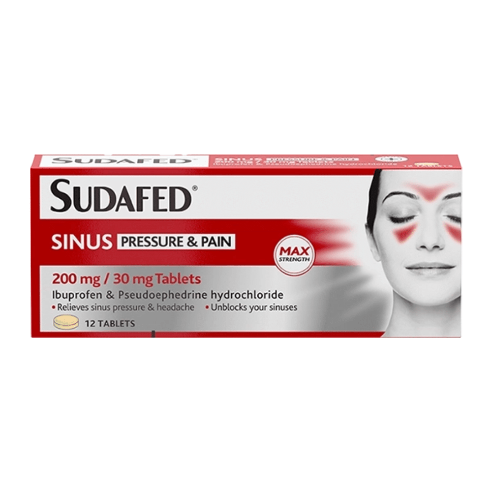 Sudafed Sinus Pressure & Pain Relief Tablets