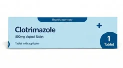 A box of Clotrimazole Pessary with Applicator
