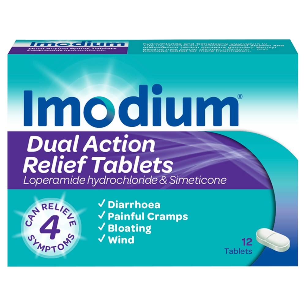 Imodium Dual Action Relief Tablets