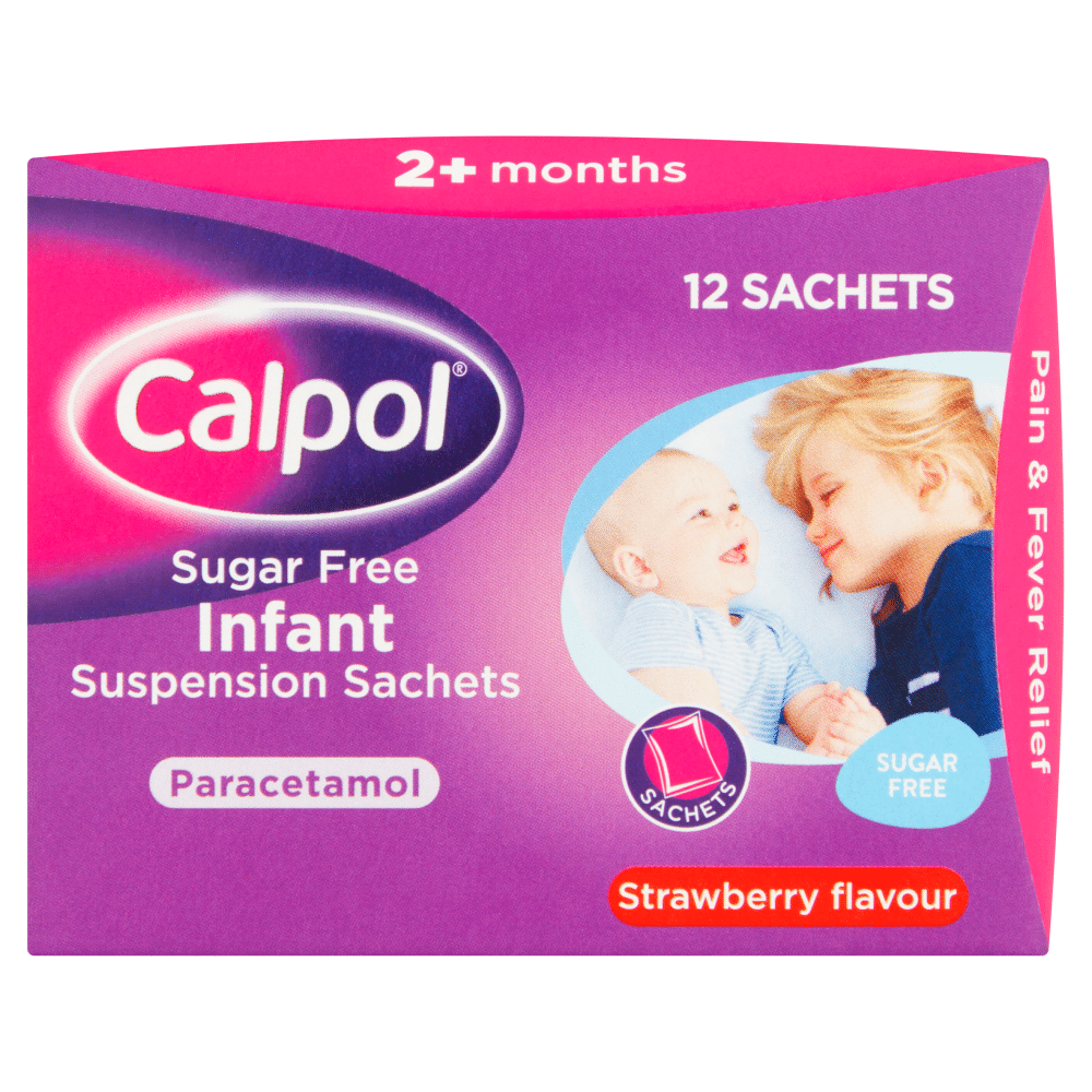 Calpol Sugar Free Infant Suspension Sachets Calpol Sugar Free Infant Suspension Sachets