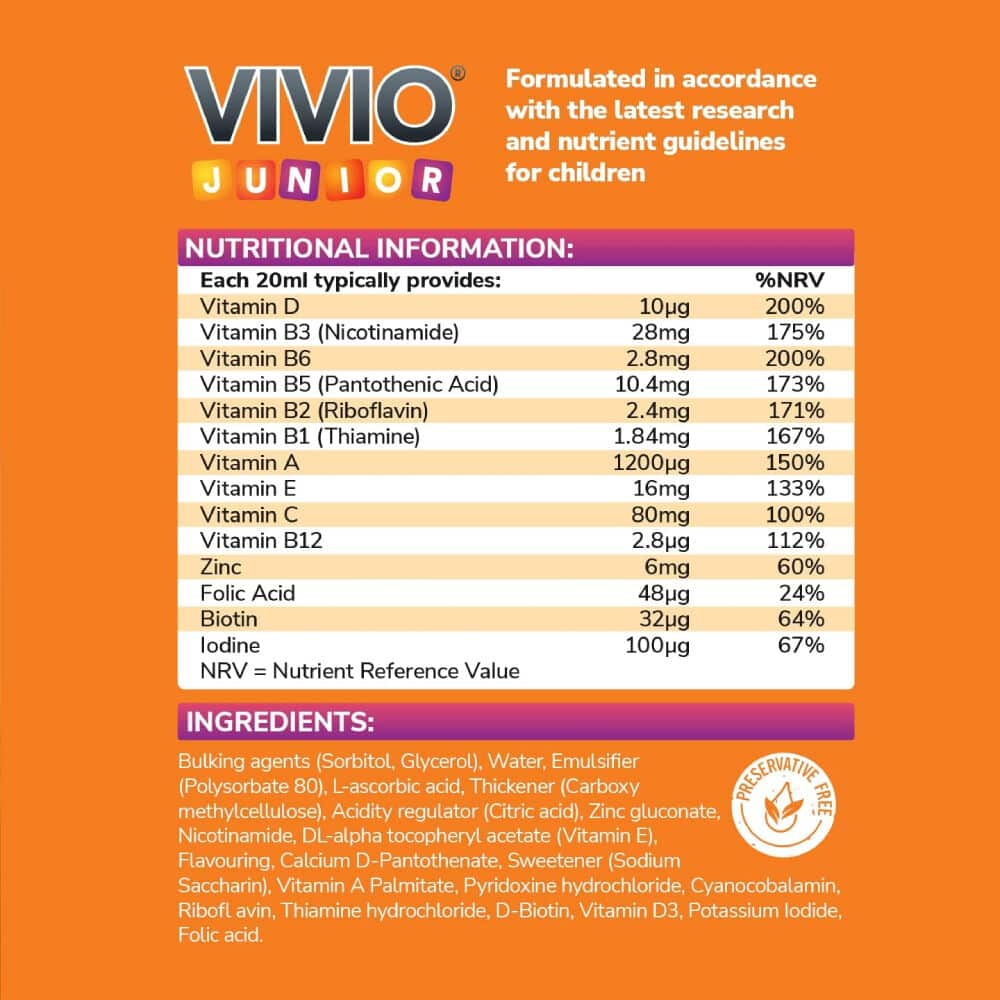 Vivio Junior Multivitamin Tonic - Image 2