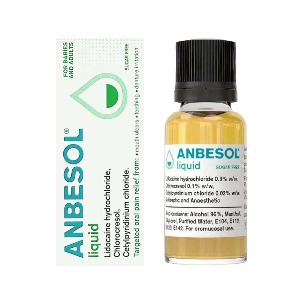 Toothpaste For Receding Gums Anbesol Liquid
