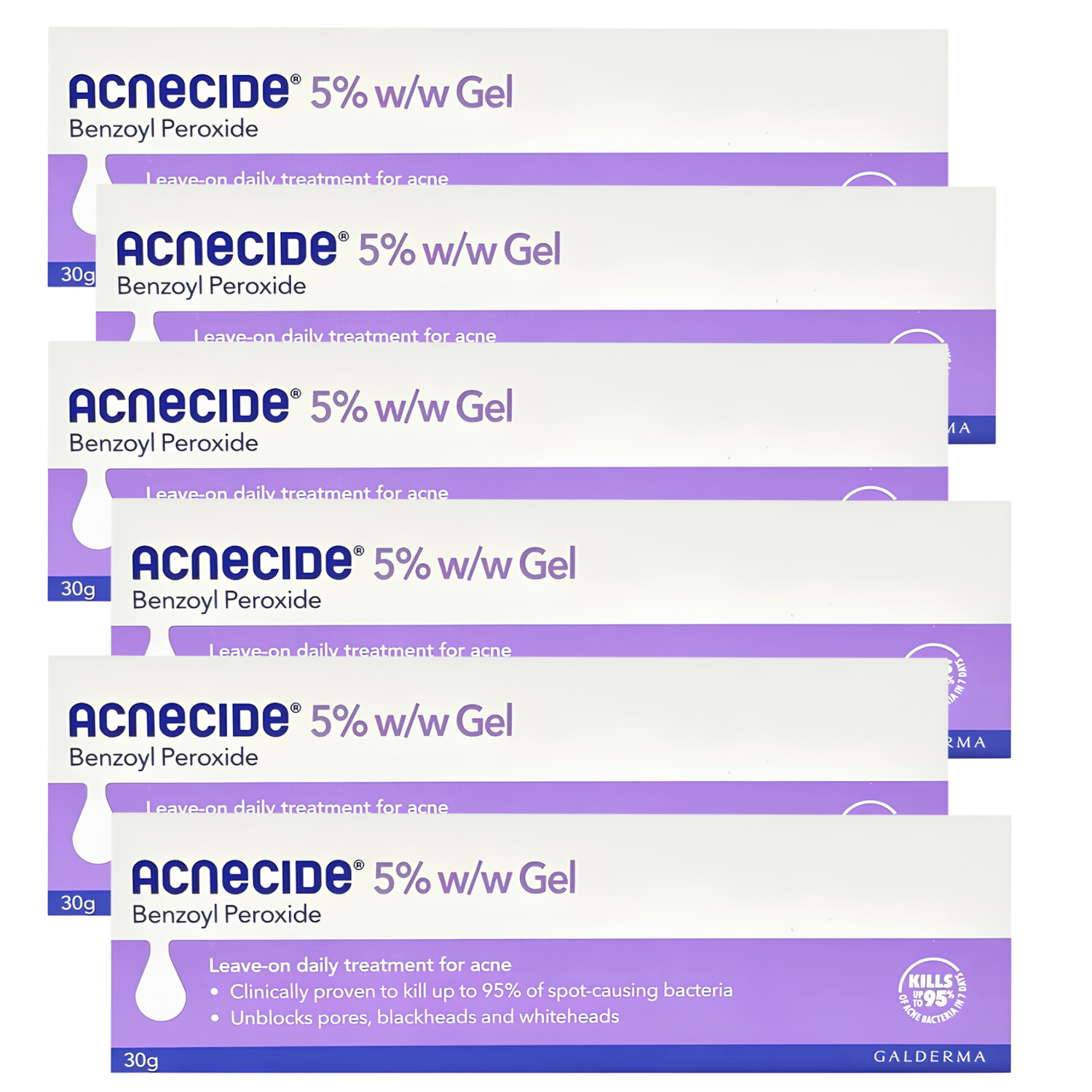 Acnecide Gel 30G - 6 Pack