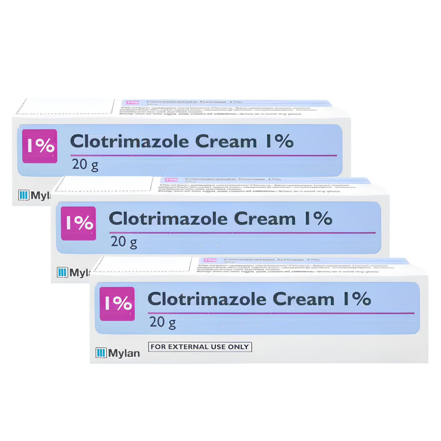 Clotrimazole 1% Cream 20G - 3 Pack