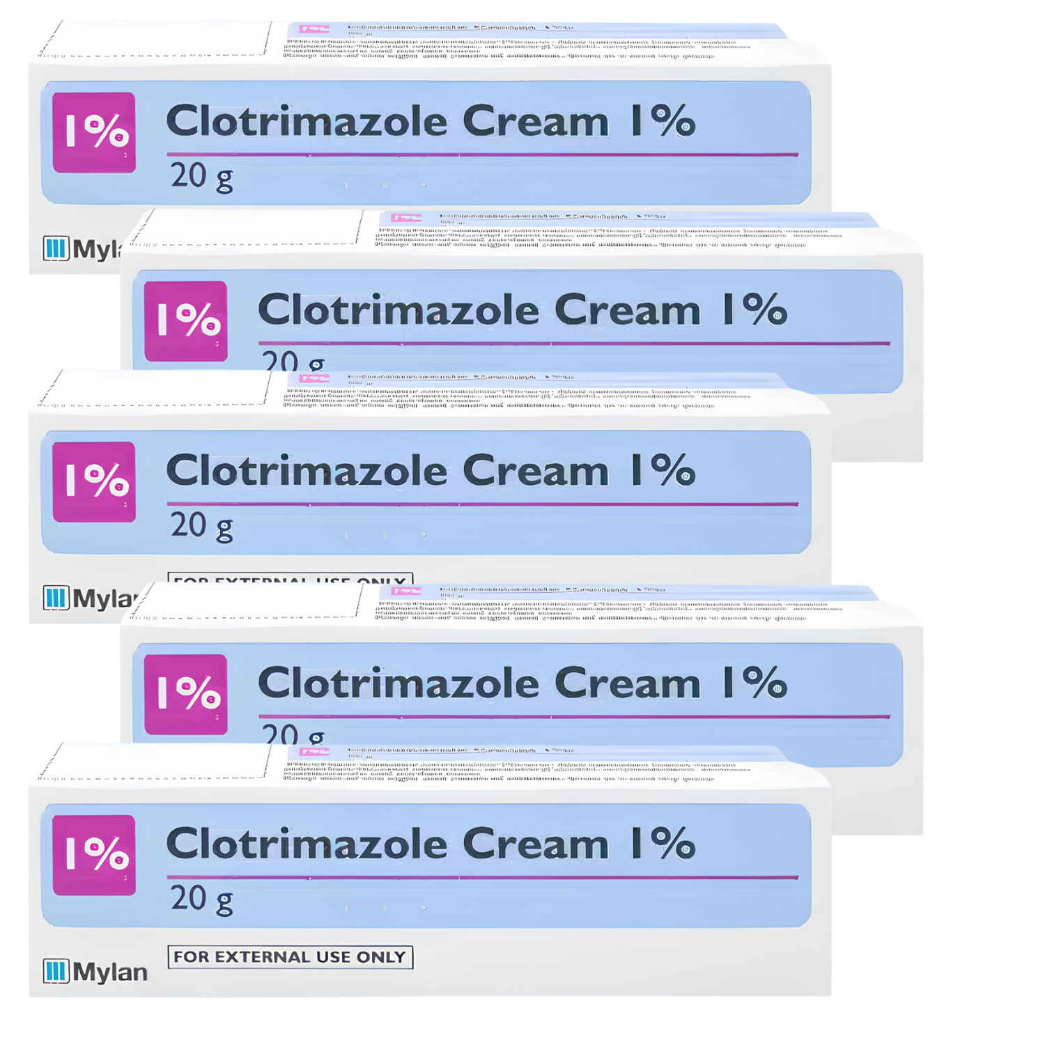 Clotrimazole 1% Cream – 6 Pack