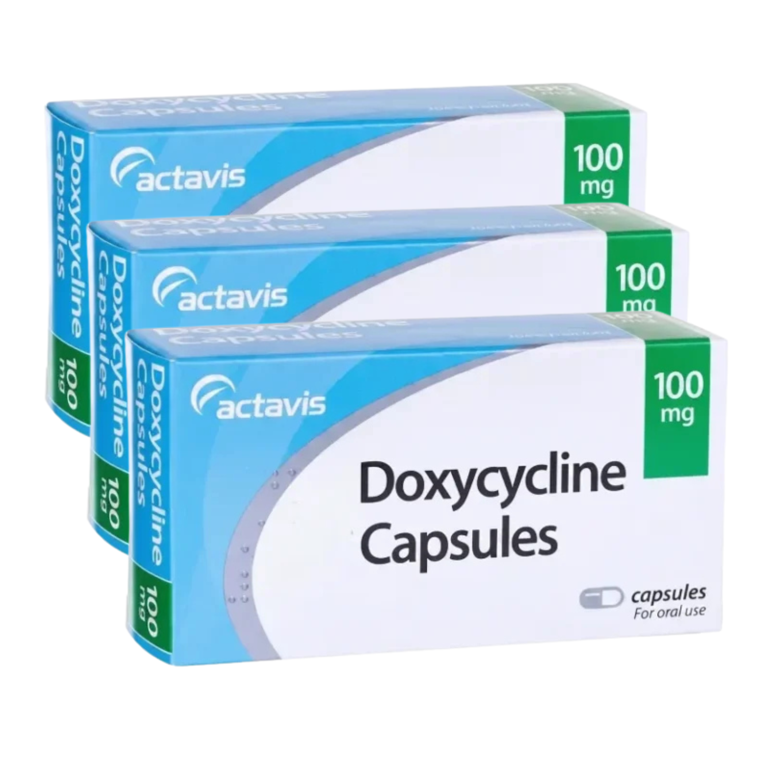Doxycycline 100mg capsules – 3 Pack
