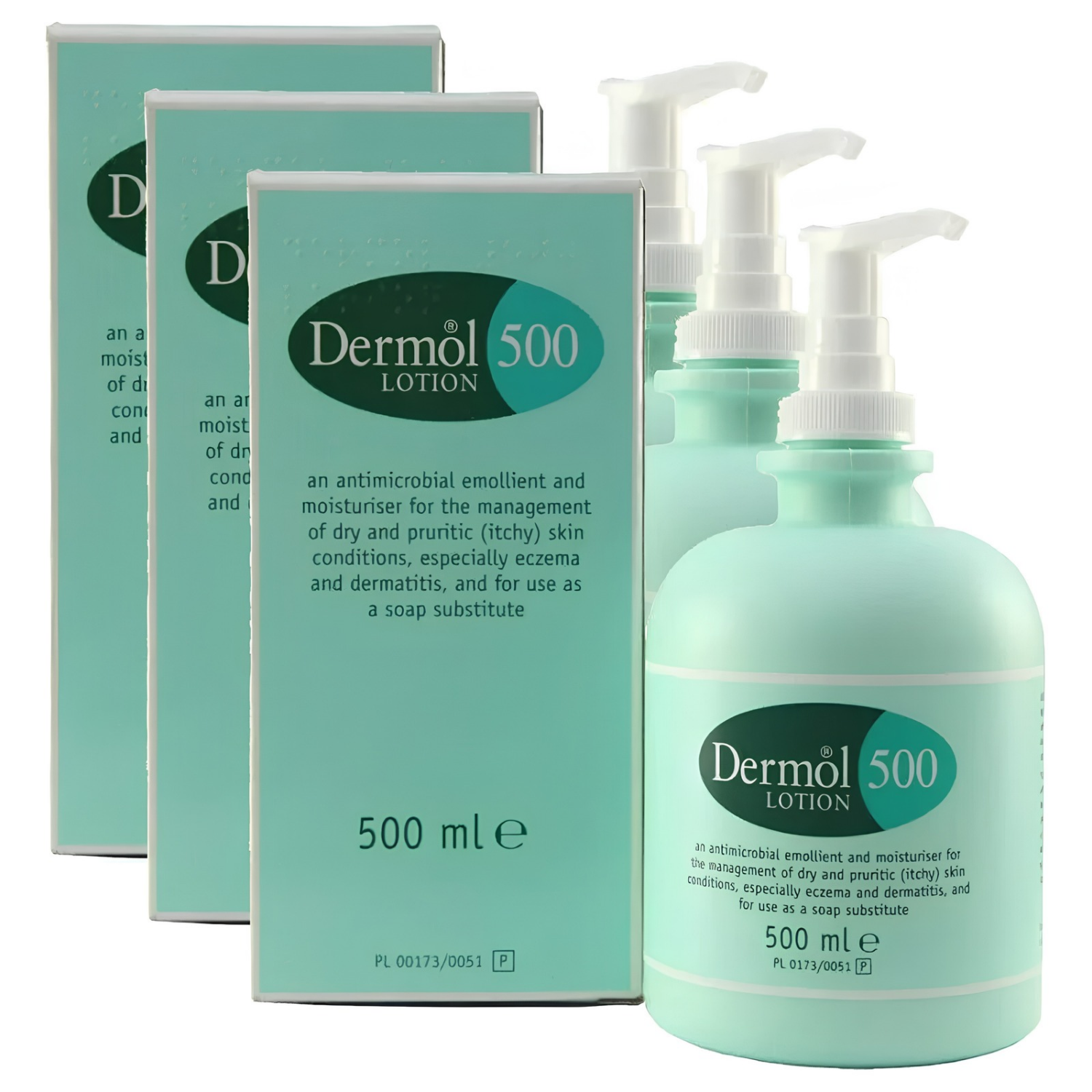 Dermol 500 Lotion - 500Ml - 6 Pack