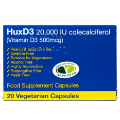 HuxD3 Colecalciferol Vitamin D3 Capsules